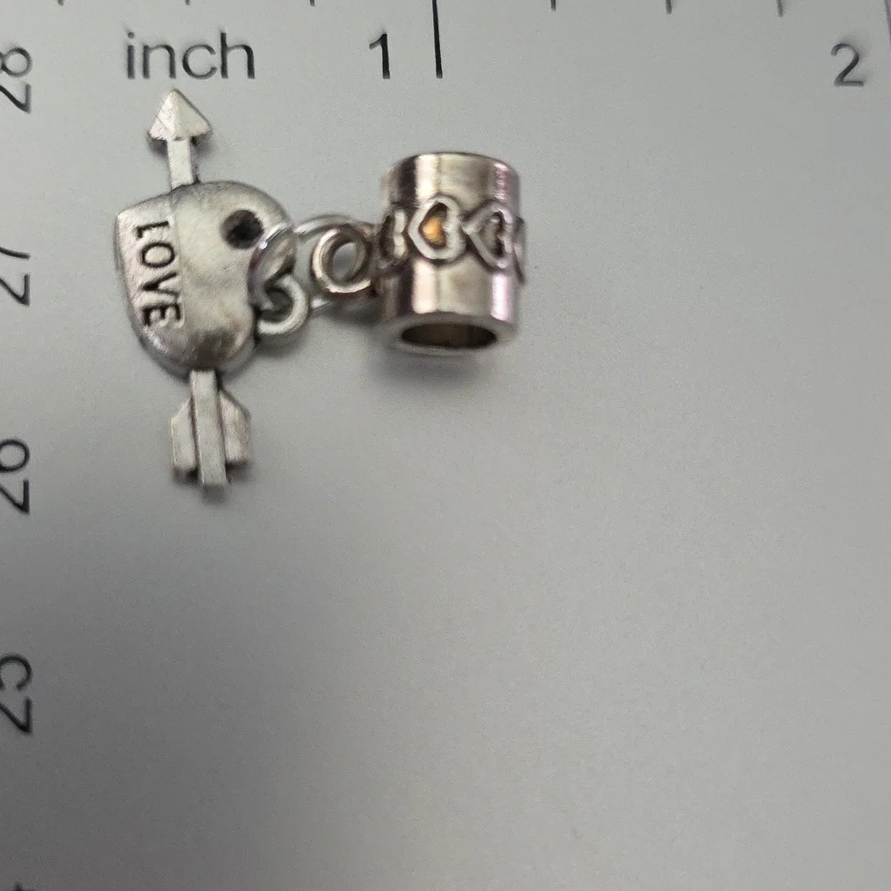 HEART  Charm Compatable With Pandora